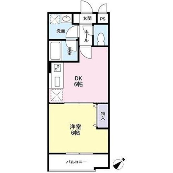 東京都杉並区松庵3(マンション)の賃貸物件の間取り