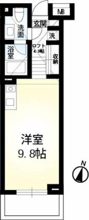 東京都練馬区石神井町7(マンション)の賃貸物件の間取り