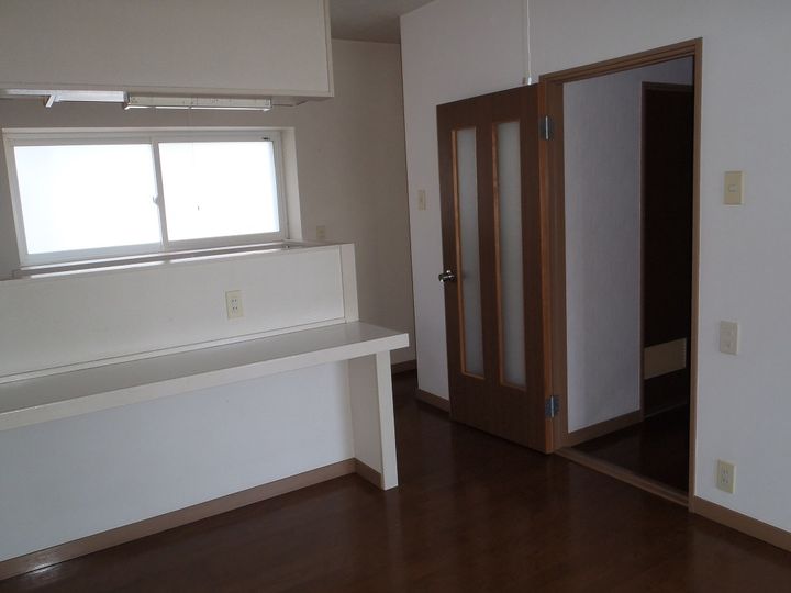 アメニティ川先のキッチン