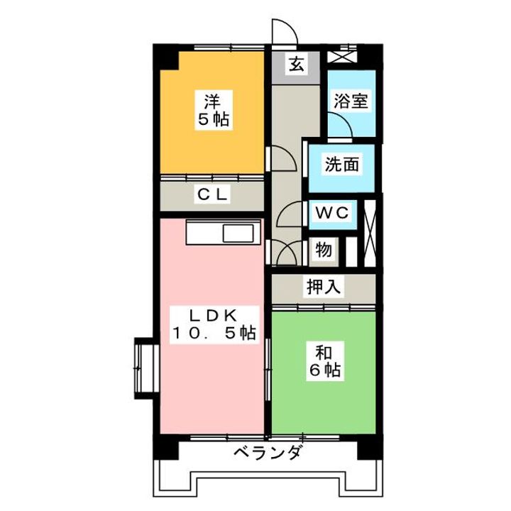 ドミール藤治の間取り