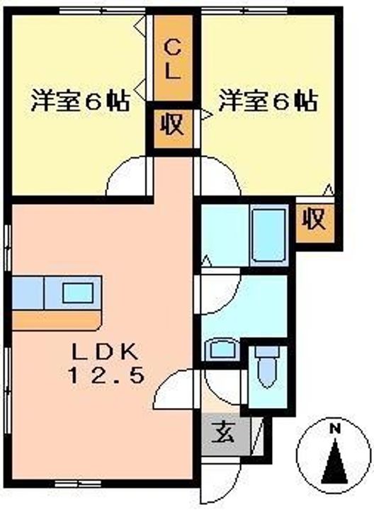 ドルチェ浜田の間取り