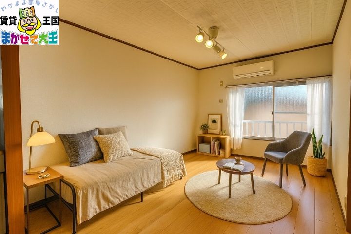 コーポアタゴの居間