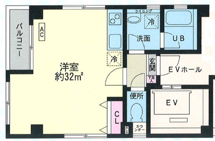 テスト中の間取り