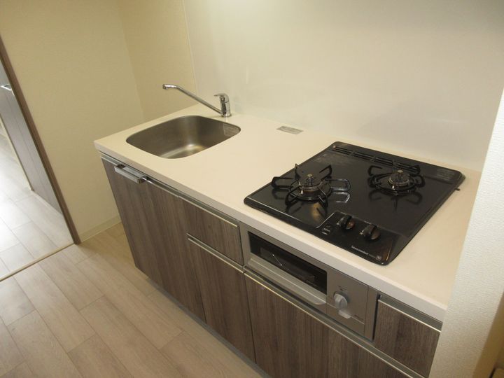 大阪府大阪市東住吉区桑津3(マンション)の賃貸物件のキッチン
