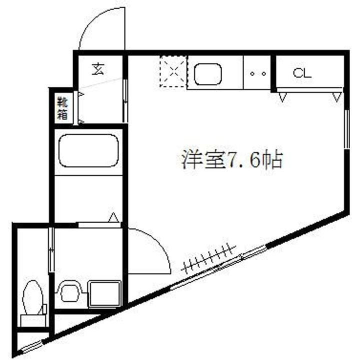 エスポワール真栄の間取り