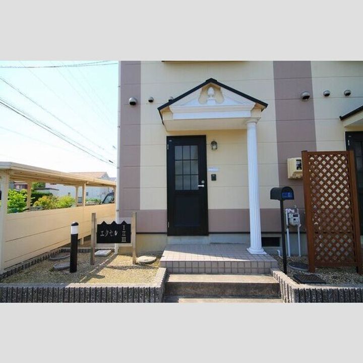 愛知県あま市新居屋上権現(一戸建)の賃貸物件の玄関