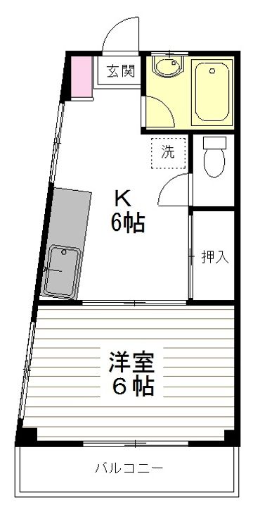 コーポつぼやの間取り