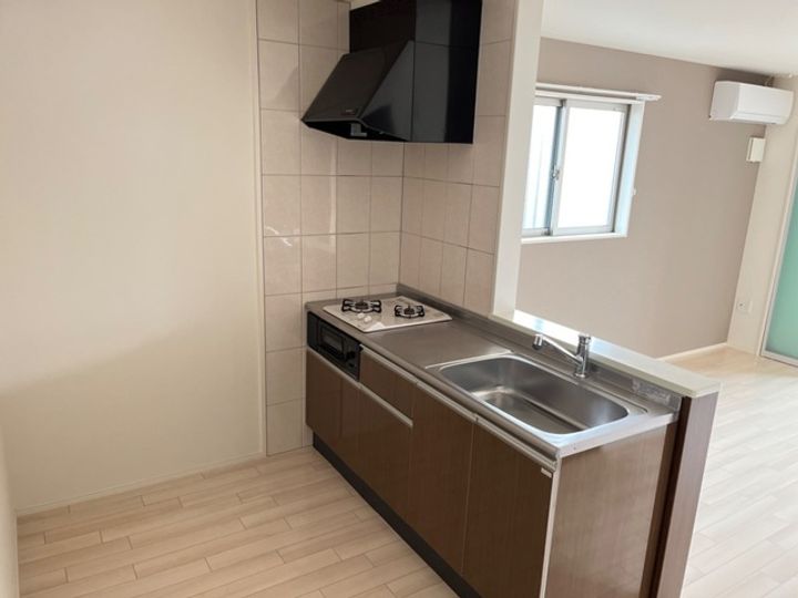 熊本県上益城郡益城町大字広崎(アパート)の賃貸物件のキッチン