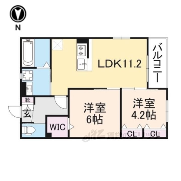 ベネフィス東石切公園の間取り