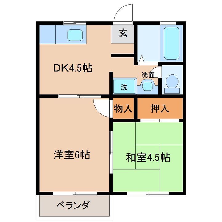 セフィーラ木花 A棟の間取り