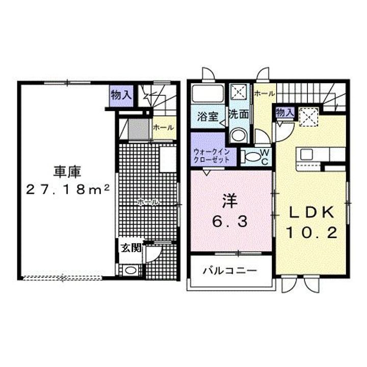 大阪府寝屋川市東神田町(一戸建)の賃貸物件の間取り