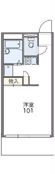 レオパレスシャルムの間取り