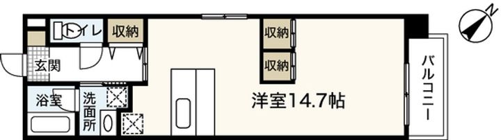 エスペランスモネの間取り