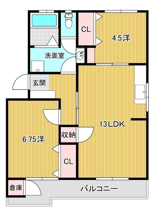 ヴァムハウスの間取り