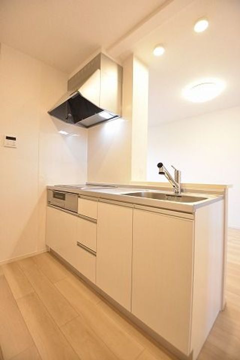 福島県本宮市本宮字小原田(アパート)の賃貸物件のキッチン