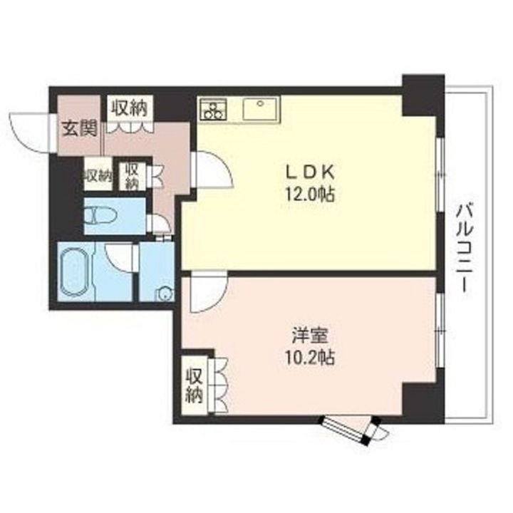 エスティメゾン川崎の間取り