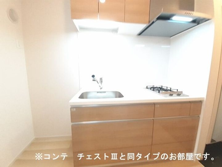 滋賀県草津市東草津3(アパート)の賃貸物件のキッチン