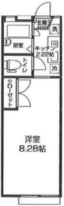 リライズ国領Iの間取り