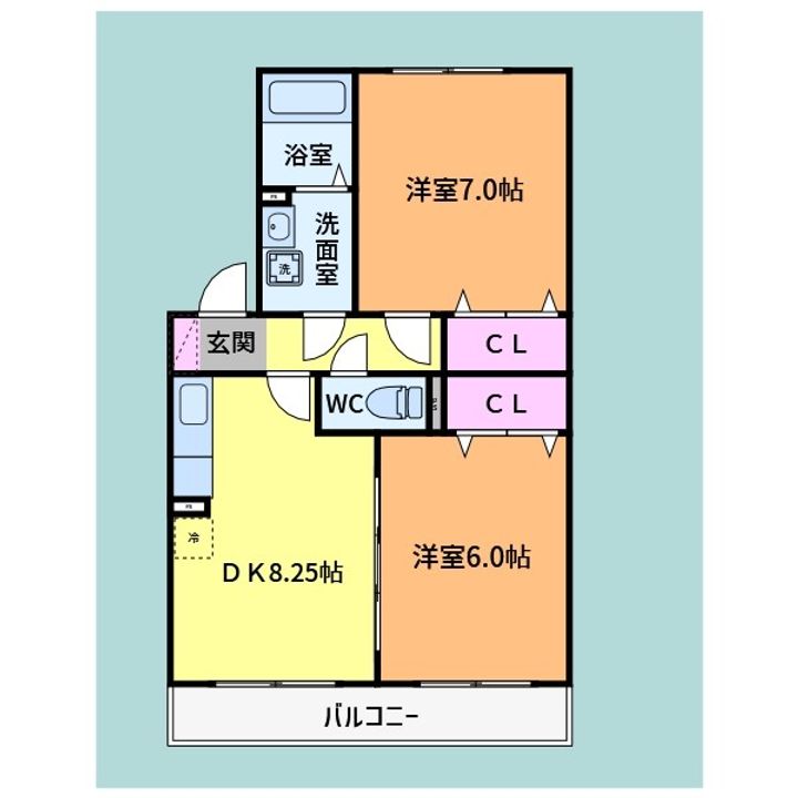 神奈川県横浜市金沢区東朝比奈1(アパート)の賃貸物件の間取り