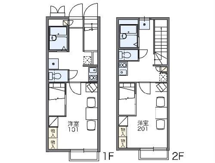 レオパレスコーエーの間取り