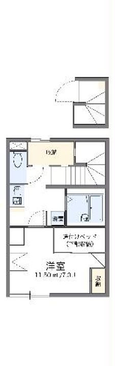 レオパレスオリエントコーポの間取り