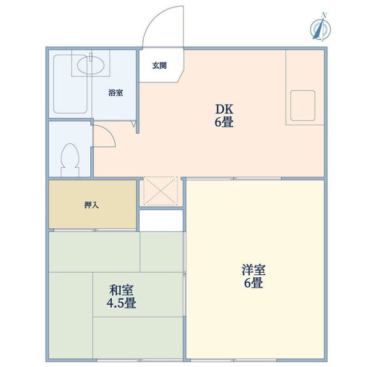 フェリース港南台の間取り