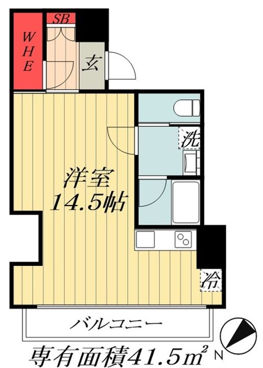 千葉県市川市行徳駅前1(マンション)の賃貸物件の間取り