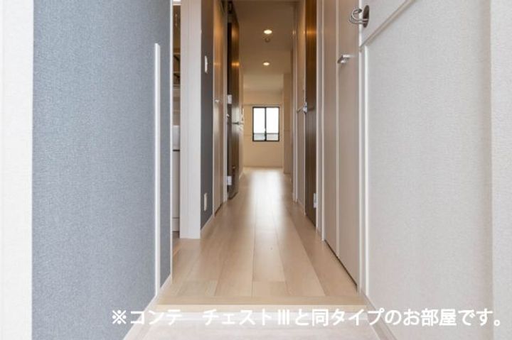 兵庫県加古川市平岡町新在家(アパート)の賃貸物件の玄関