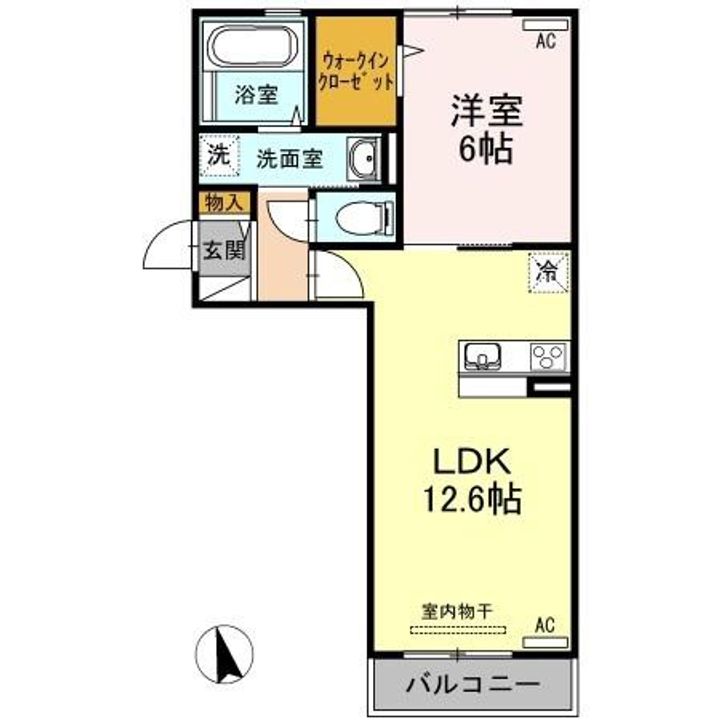 マハナの間取り