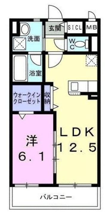 ヴィラ フェリシアの間取り