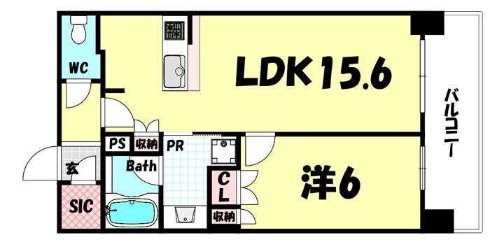 ワコーレ神戸みなと元町の間取り