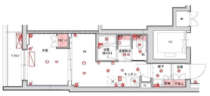 東京都品川区二葉1の賃貸マンションの間取り