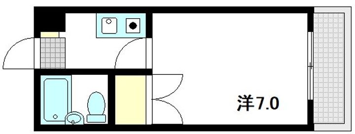 サンリバー新宅の間取り