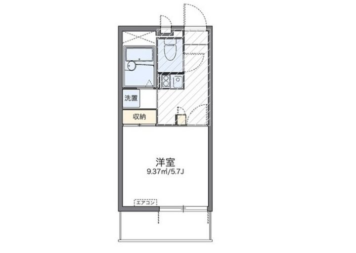 レオパレスコスモスIIの間取り