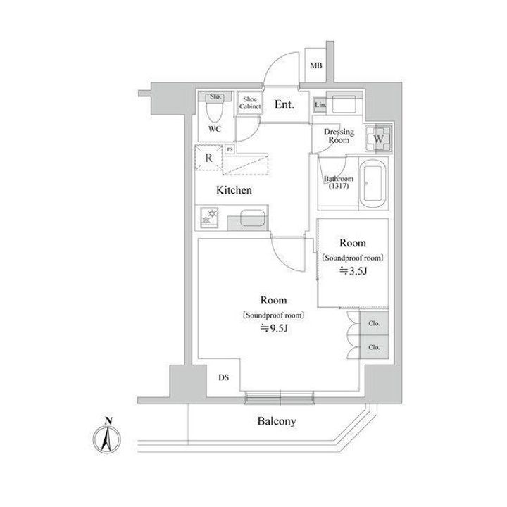 TRACK両国の間取り