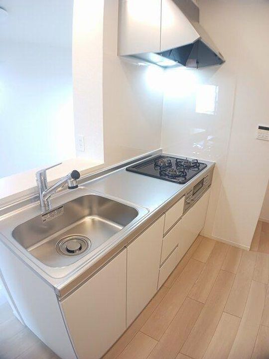 熊本県菊池市西寺(アパート)の賃貸物件のキッチン