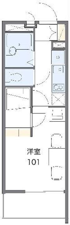 レオパレスペニーレインの間取り