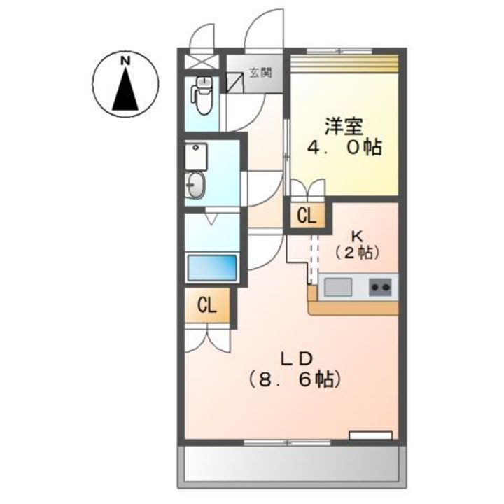 ベルフォレストの間取り