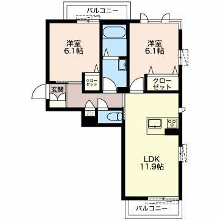 ベレオ裾野の間取り