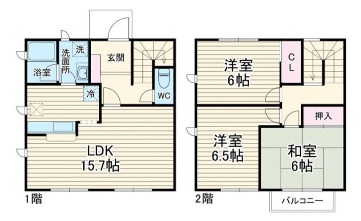 神奈川県川崎市麻生区王禅寺東5(一戸建)の賃貸物件の間取り