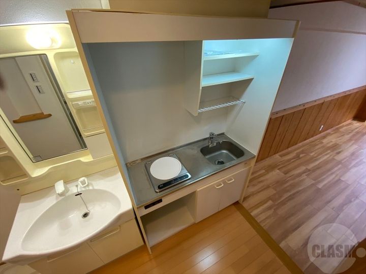 大阪府吹田市南高浜町(マンション)の賃貸物件のキッチン