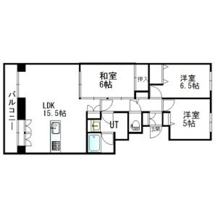 ダイアパレス麻生第2の間取り