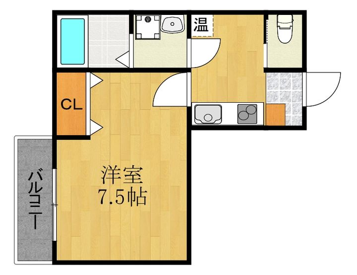 神奈川県川崎市中原区宮内2(マンション)の賃貸物件の間取り