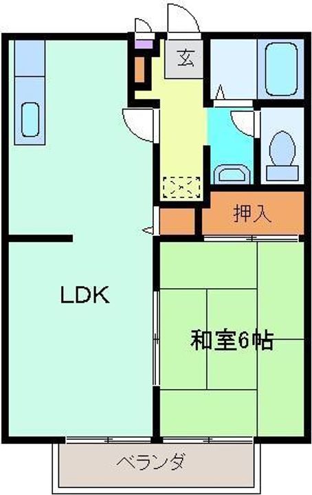 ハイツハーモニーの間取り