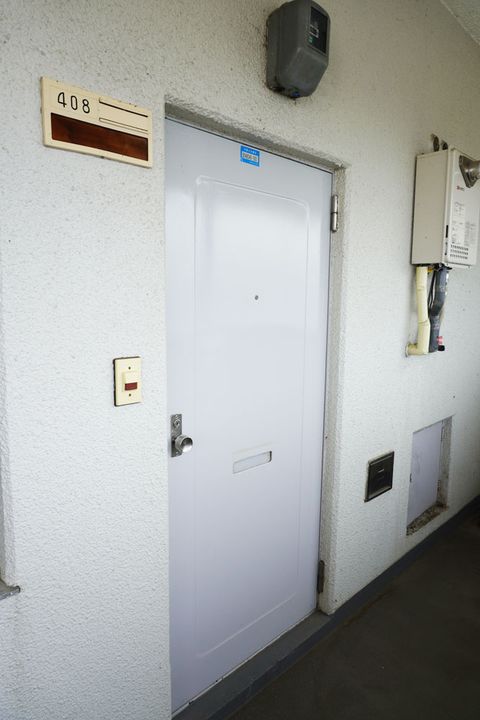 ミンクスマンション壱番館の玄関