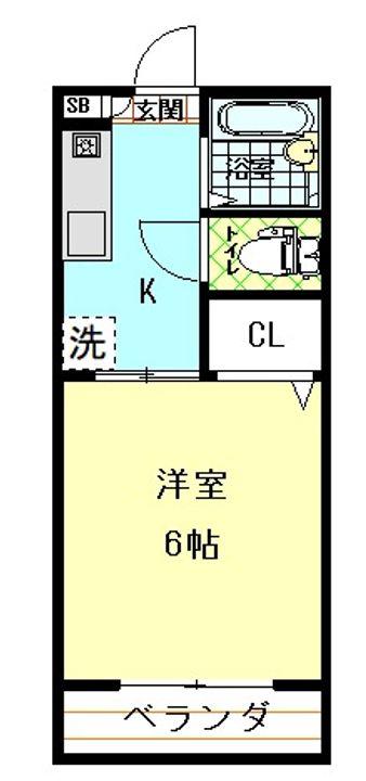 テラスかなめの間取り