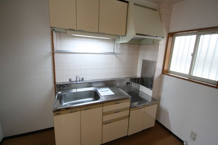 岡山県倉敷市老松町1(マンション)の賃貸物件のキッチン