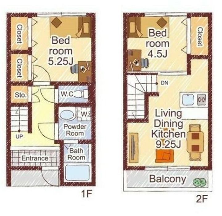 サニーガーデン meerの間取り