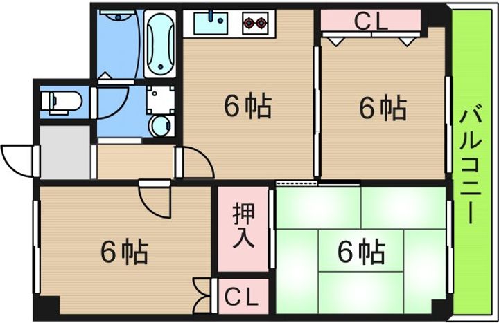 エムテック北島の間取り