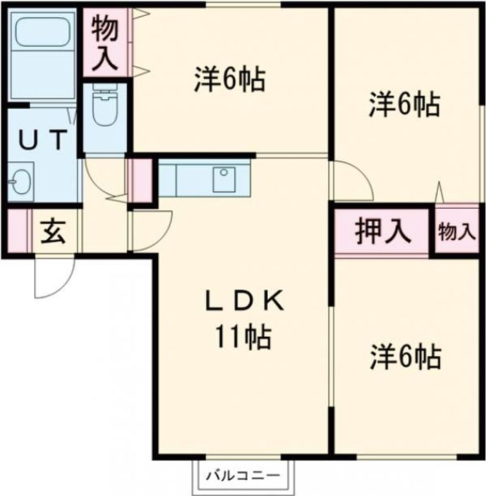 ウィンディアヒルズの間取り